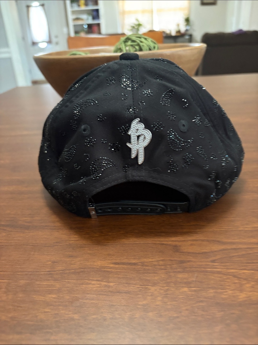 Belico hats Black Embellished Logo Baseball Cap - Picture 3 of 5